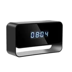Despertador Espião com Câmara HD, Visão Noturna e Wi-Fi
