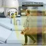 Câmara 1080P Wi-Fi com Alarme, Visão Noturna e Detecção Humana
