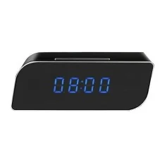 Despertador Espião 4K com Wi-Fi, Visão Noturna e Detecção de Movimento