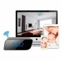 Despertador Espião 4K com Wi-Fi, Visão Noturna e Detecção de Movimento