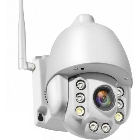 Câmara HD 320° com Zoom X5, Sensor e Acesso 4G Remoto