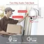 Câmara HD 320° com Zoom X5, Sensor e Acesso 4G Remoto