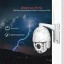 Câmara HD 320° com Zoom X5, Sensor e Acesso 4G Remoto