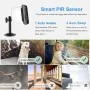 Câmara Externa Wi-Fi 1080p com Visão Noturna e Sensor de Movimento