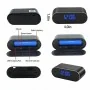 Despertador Espião 4K com Wi-Fi, Visão Noturna e Sensor de Movimento