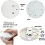 Câmara Espiã Wi-Fi Oculta em Detector com Visão Noturna