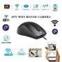 Mouse Espião Wi-Fi 1080p com Câmara Oculta e Detecção de Movimento