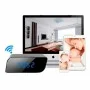 Despertador Espiã Wi-Fi com Câmara HD, Visão Noturna
