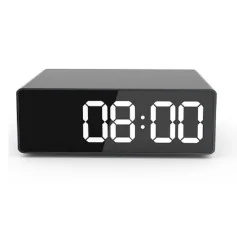 Despertador Espiã Wi-Fi com Câmara HD, Visão Noturna e Alerta