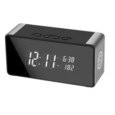 Despertador Espiã Wi-Fi HD com Visão Noturna e Sensor de Movimento