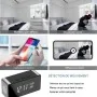 Despertador Espiã Wi-Fi HD com Visão Noturna e Sensor de Movimento