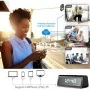 Despertador Espião Wi-Fi 4K com Câmara Oculta e Visão Noturna