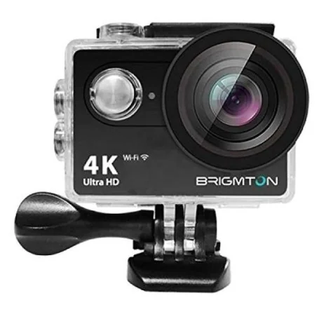 Câmara Esportiva 4K Ultra HD com Wi-Fi e Protetor à Prova d'Água