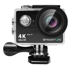 Câmara Esportiva 4K Ultra HD com Wi-Fi e Protetor à Prova d'Água