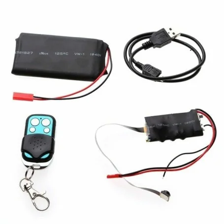 Câmara Espiã Full HD Discreta com Detecção e Controle Remoto