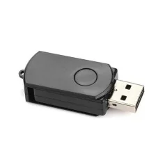 Porta-Chaves Espião HD com Gravação Automática Discreta