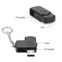 Porta-Chaves Espião HD com Gravação Automática Discreta