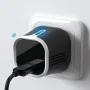 Carregador espião 4K com Wi-Fi, visão noturna e alerta móvel