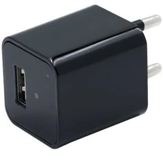 Carregador USB com Câmara Espiã Full HD e Visão Ampla