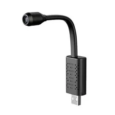 Mini Câmara USB Wi-Fi 1080P com Visão Ampla e Discrição Total