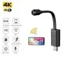 Mini Câmara USB Wi-Fi 1080P com Visão Ampla e Discrição Total