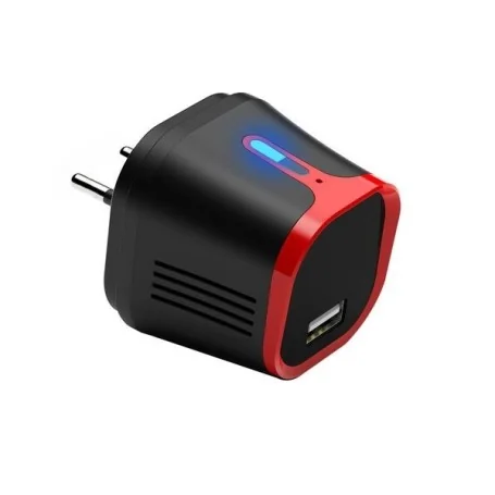 Carregador Espião 4K com Wi-Fi, Visão Noturna e Alerta Mobile