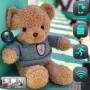Ursinho de Pelúcia Espião com Câmara Wi-Fi HD e Áudio Secreto