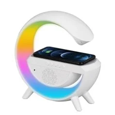 Lâmpada Espiã Wi-Fi com Câmara HD, Bluetooth e Carregador Qi