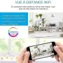 Lâmpada Espiã Wi-Fi com Câmara HD, Bluetooth e Carregador Qi