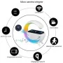 Lâmpada Espiã Wi-Fi com Câmara HD, Bluetooth e Carregador Qi