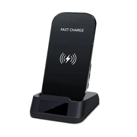 Carregador sem fio com câmara oculta HD, Wi-Fi e visão noturna