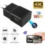 Carregador USB Espião com Câmara HD, Wi-Fi e Sensor de Movimento