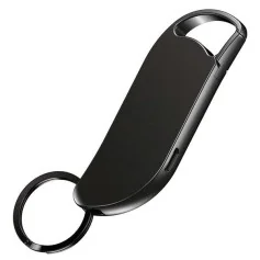 Chaveiro Gravador de Voz Espião 32GB com MP3 e Detecção Automática