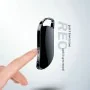 Chaveiro Gravador de Voz Espião 32GB com MP3 e Detecção Automática