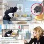 Mini Câmara WiFi HD 1080P com Alerta por Movimento Instantâneo