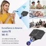 Mini Câmara WiFi HD 1080P com Alerta por Movimento Instantâneo