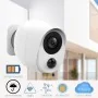 Câmara Externa Full HD 185° com Wi-Fi, Visão Noturna e Áudio